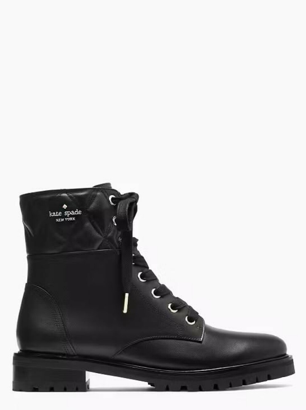 Kate Spade New York Black Leather Billie Boots - Size 10